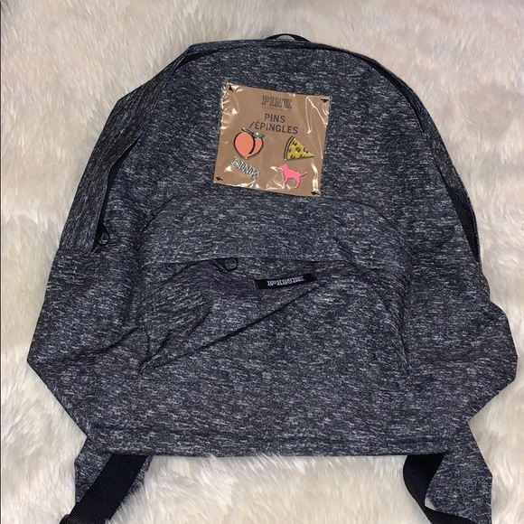 MINI BACKPACK WITH PINS - Gray Marble - Picture 4 of 8